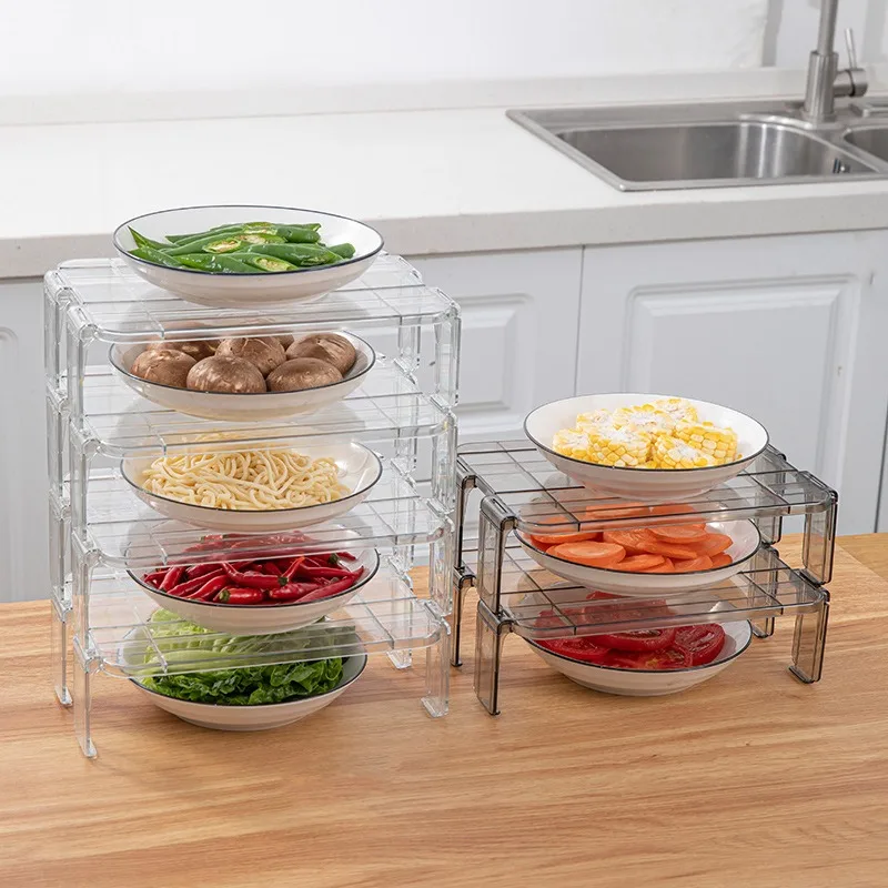 

Прочный пластиковый органайзер для хранения растворов, многофункциональный кухонный органайзер для полки на холодильник для мисок и бутылок с специй