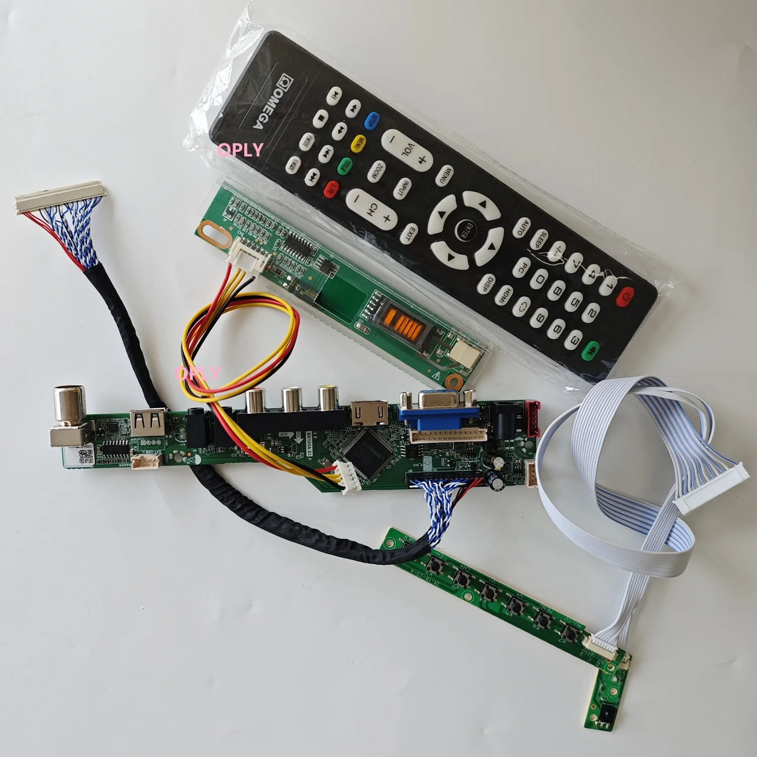 

Комплект платы драйвера контроллера телевизора для M141NWW1 14,1 "1280X800 VGA HDMI-совместимая USB RF ЖК-панель AV-экран панель монитора