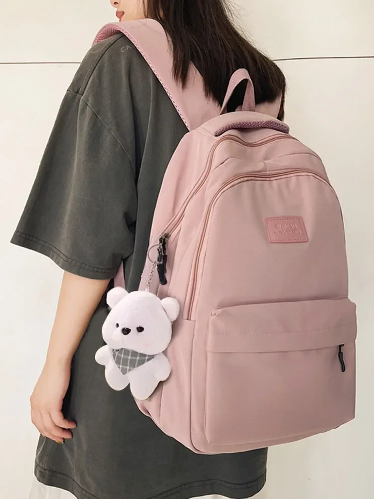 

Kids Bag Female Fashion Lady High Capacity Waterproof College Backpack Trendy Girls Laptop School Bags Cute Girl Travel Book Bag