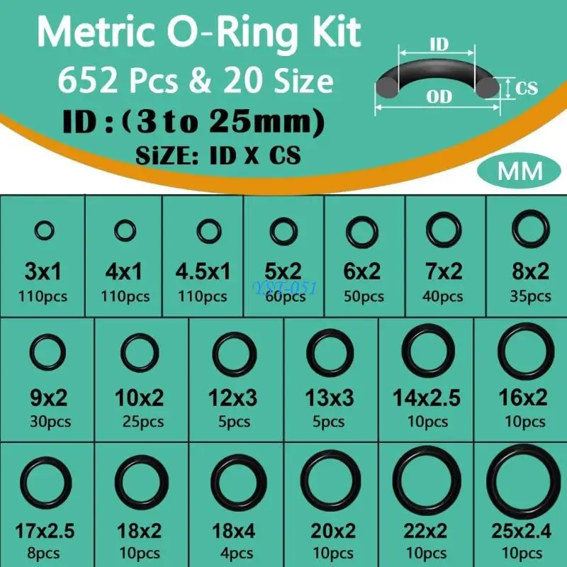 

E15A Plumbing and Faucet Washers Assortment Kits Outside Garden Faucet Splitter Gasket for Assorted Spigot Water Hose