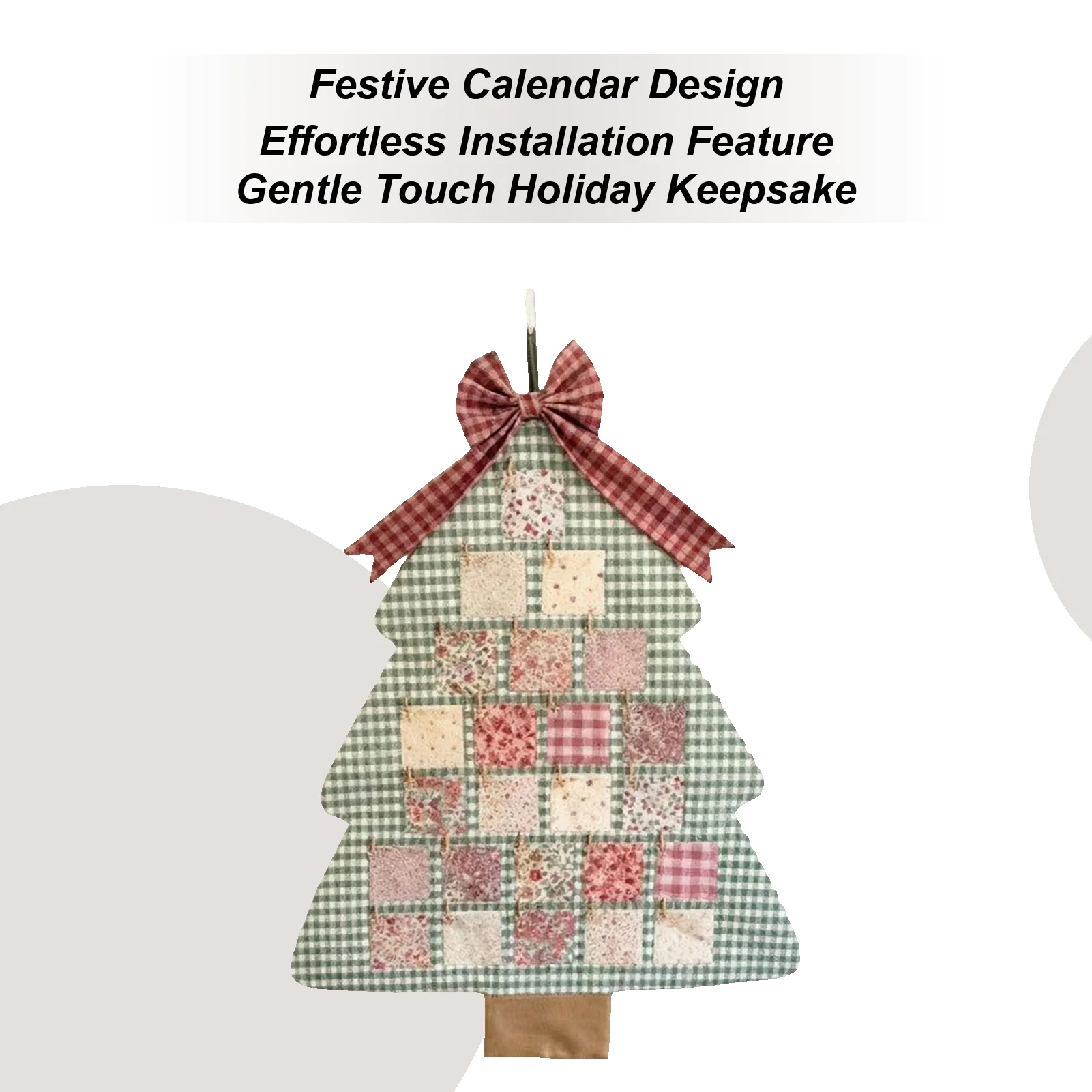 

Рождественский календарь обратного отсчета многоразовый тканевый календарь ручной работы для семьи для мужчин, женщин, мальчиков, девочек, молодежи, подростков, жены