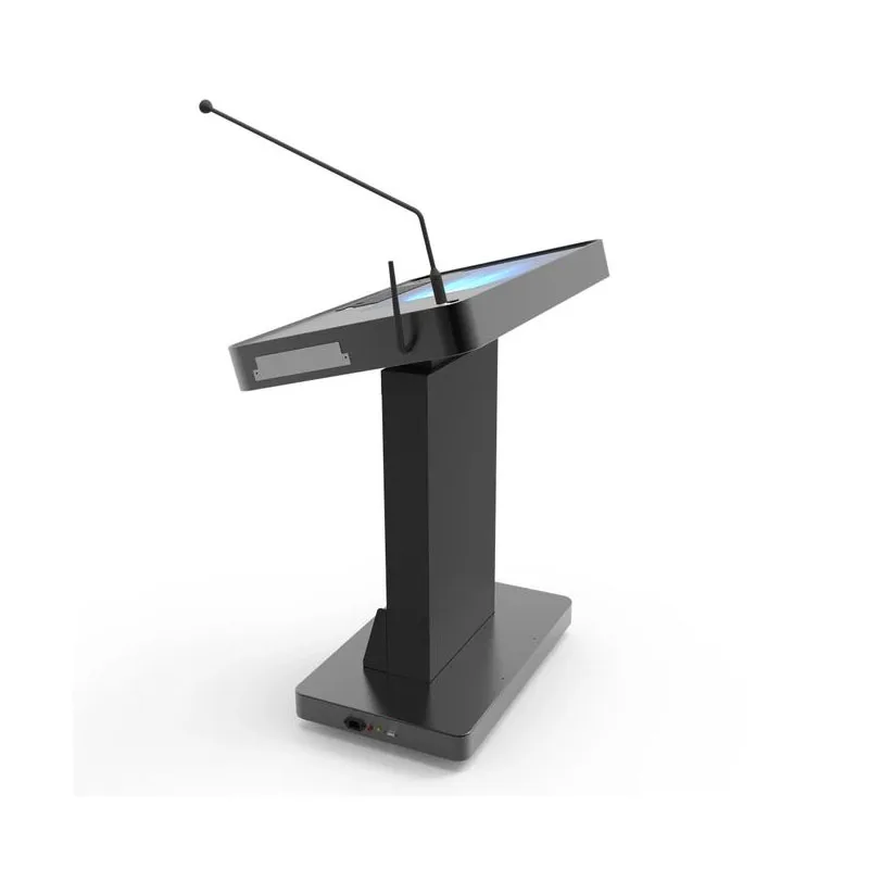 Conference room Touch Display Integrated Presentation Podium/ Height Adjustable Smart Podium with OPS