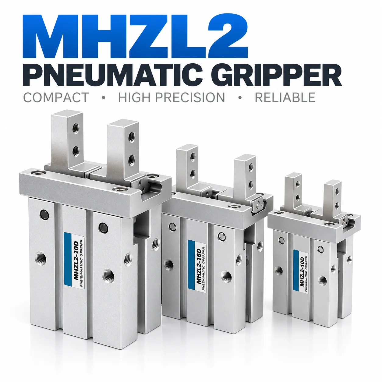 AFR Brand MHZL2 Pneumatic Air Gripper Cylinder Parallel Type Finger Cylinder Double Acting Industrial Automation Robot Clamp