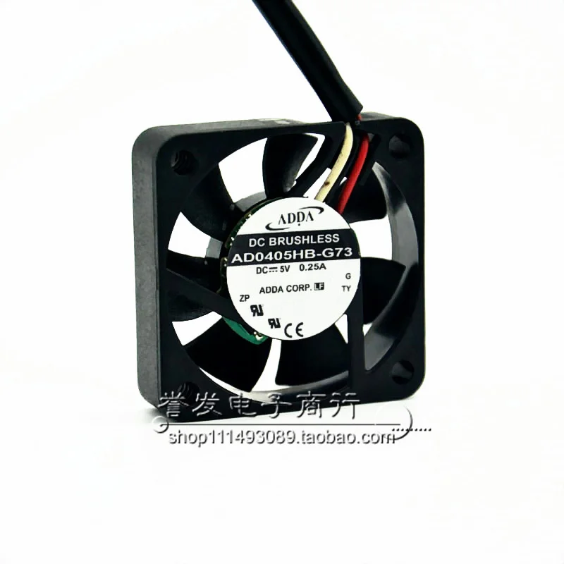 NEW ORIGINAL AD0405HB-G73 5V 0.25A 4010 40x40x10mm COOLING FAN RADIATOR