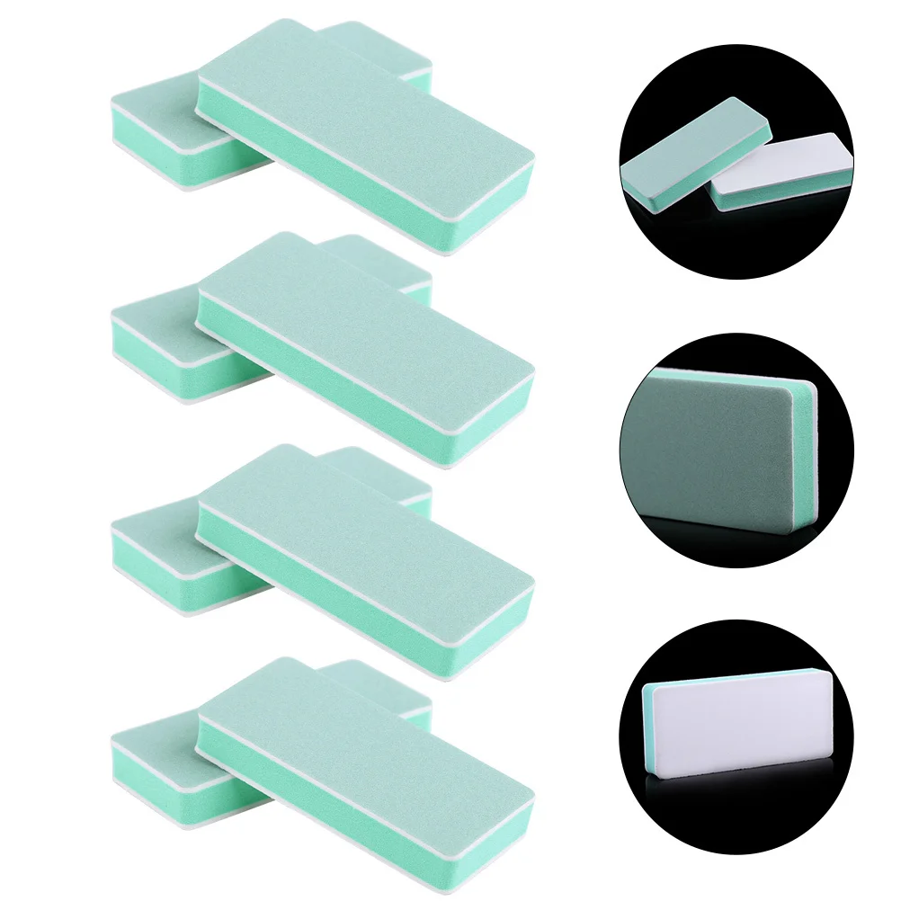 8Pcs Double-Sided Nail Polishing Block High Grade Material Manicure Tools Portable Design for Salon and Personal Use