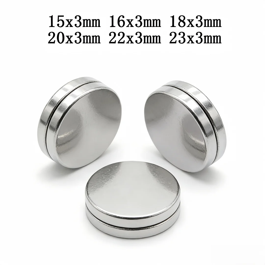 18x3mm Powerful Magnets Strong Disc Magnets For Fridge, DIY, Building, Scientific, Craft, 20*3 22*3 23*3 16*3 18*3 20x3