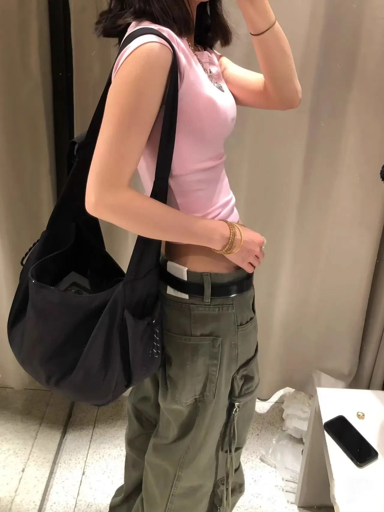 Slim Fit Short Sleeve T-Shirt Women's Casual Style Boat Neck Ribbed 2025 Summer New Arrival Multi-Color Options Available
