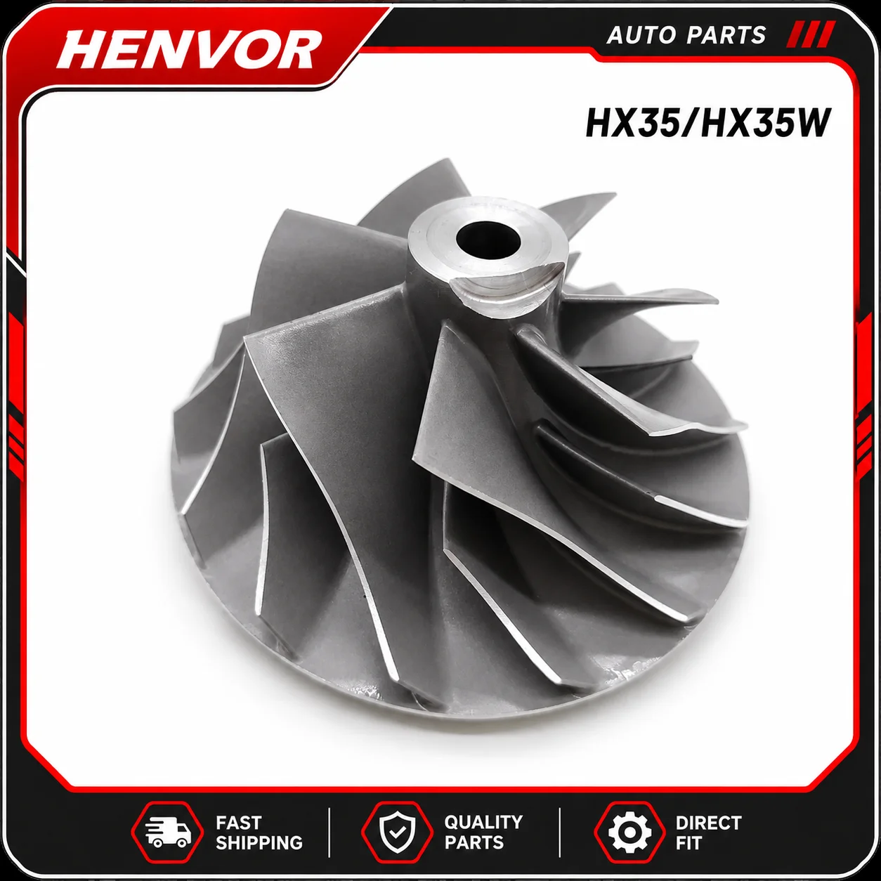 HX35 HX35W Turbo Compressor Wheel 54x78mm Turbocharger Billet Wheel Replacement Part AAA Turbocharger Parts