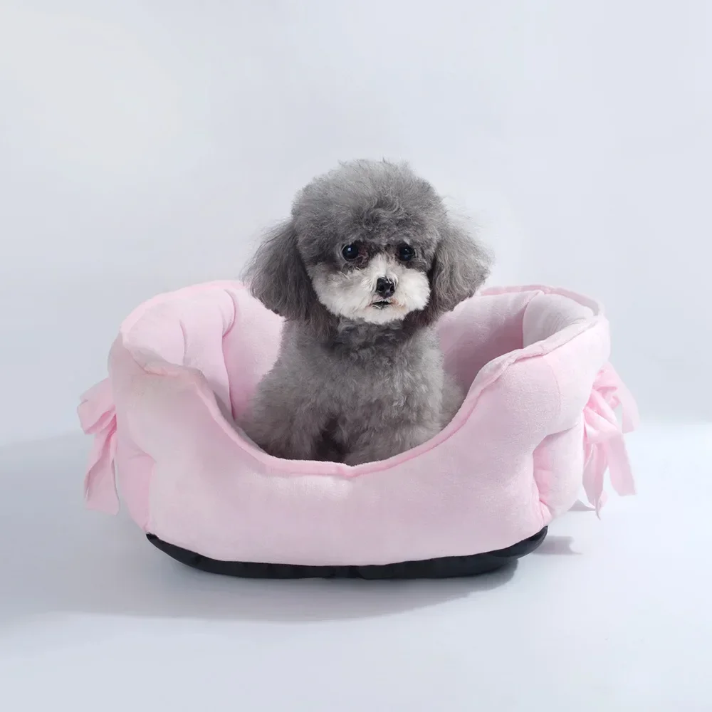 Cat Sofa Bed Super Cute Cute Pet Litter Cattery Dog Soft and Comfortable High Elastic PP Cotton Wool Dog Bed Small Dog Sofa