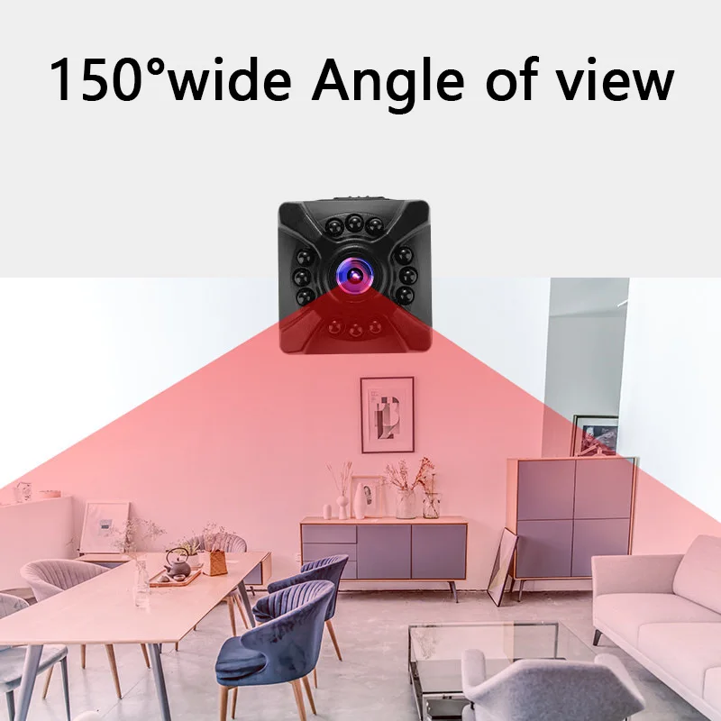 Xiaomi Mini WiFi Camera 1080p Mobile Monitoring With Light Infrared Night Vision Remote Security Surveillance Camcorder Home - Image 4