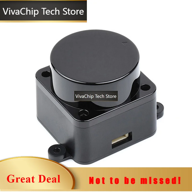 VivaCT1Set DTOF Lidar Sensor Time-Of-Flight Ranging UART Serial Port STL27L 360° Omni-Directional