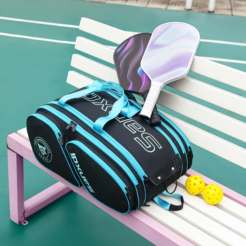 

Multifunctional Pickleball Paddle Bag Large Capacity Pickleball Bag Nylon Professional Tennis Bags Durable Sports Accessories