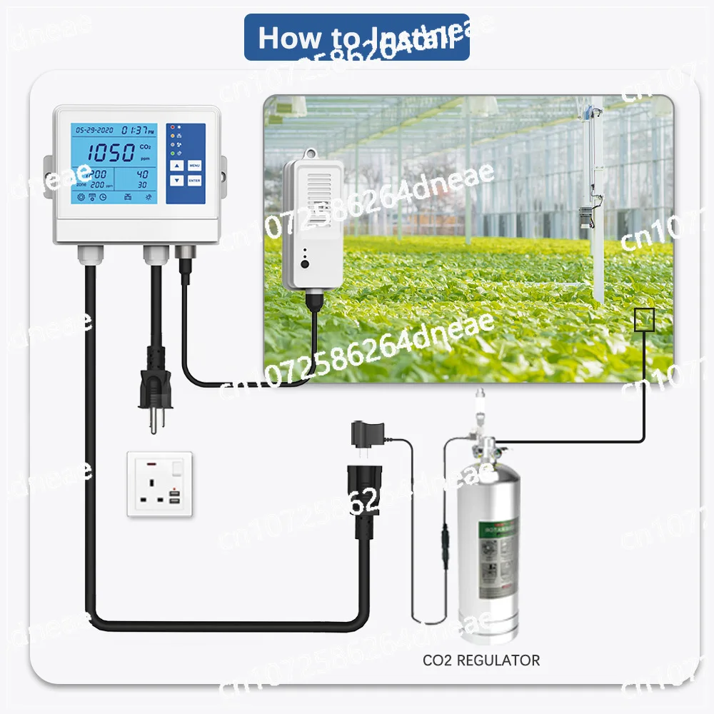

CO2 detector CO2 controller Greenhouse planting control CO2 concentration 5000ppm