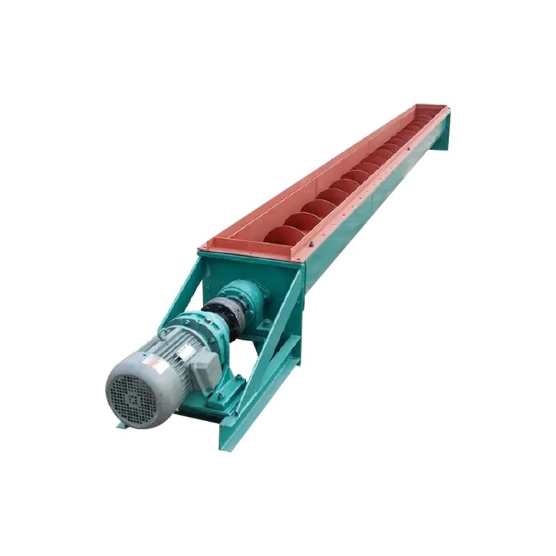 Shaftless screw conveyor, grain ore and sand conveying equipment, U-shaped screw conveyor