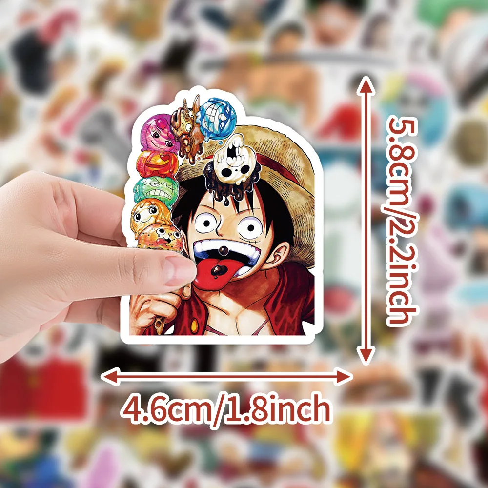 

10/30/50PCS New One Piece Anime Graffiti Stickers Funny Luffy Cartoon Decal Notebook Phone Guitar Skateboard Cup Classic Kid Toy
