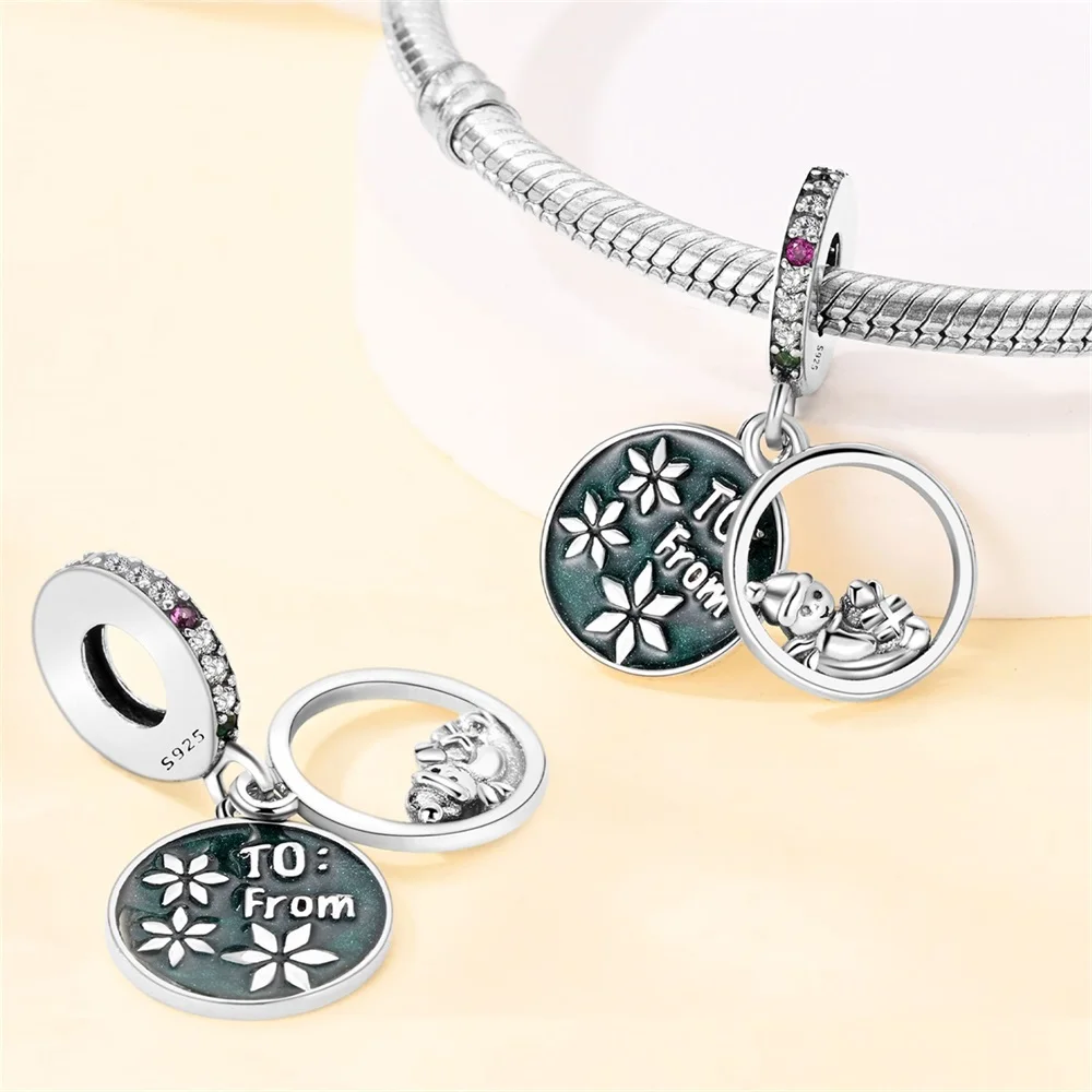 

Original Charms 925 Silver Winter Snowman Beads Fit Charms Plata 925 Bracelets for Women Women Jewelry Making Diy