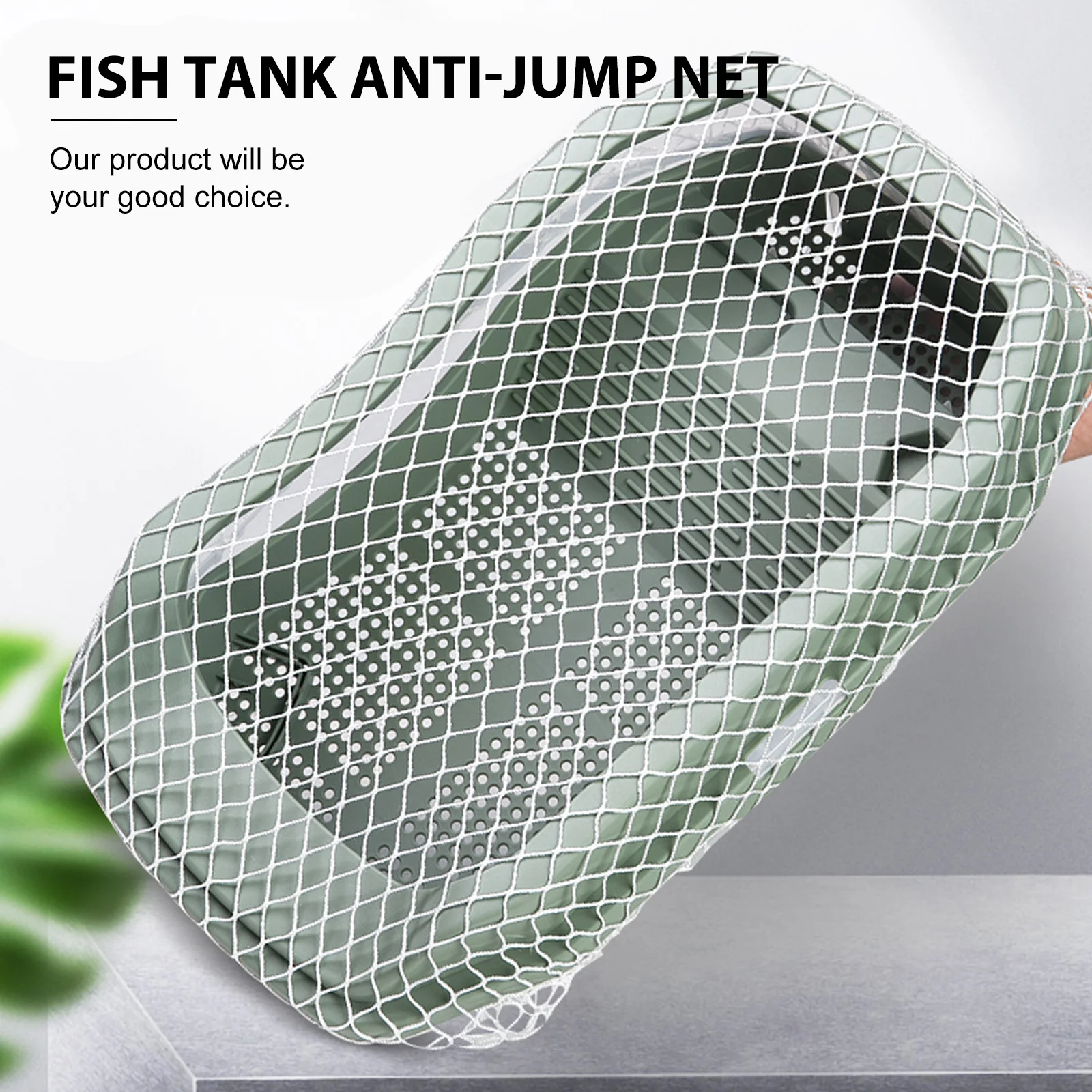 

Anti-Jump Net For Fish Tank Premium Nylon Mesh Cover Diy Protective Screen Durable Escape-Proof Aquarium Mesh Net