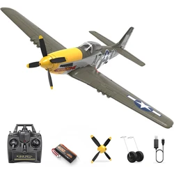 New Volantex P51D Mustang RC Plane 2.4G 4CH 500MM Wingspan EPP Foam RC Aircraft One Key Aerobatic RTF Glider Brushless motor