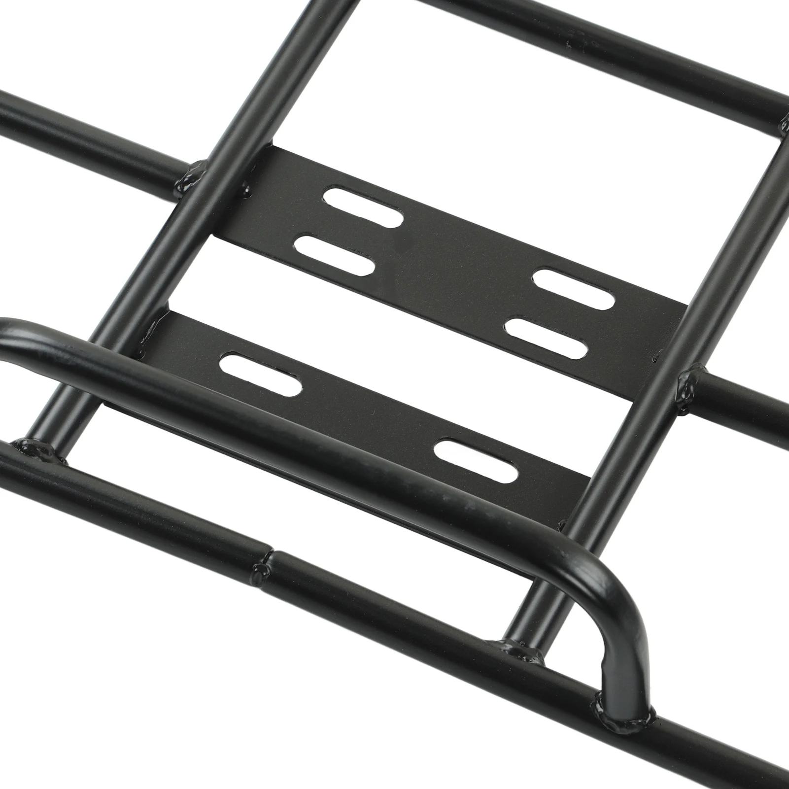 Portapacchi posteriore per moto, portapacchi per scatola per consegna cibo, griglia posteriore, carico da 80 kg, tubo in acciaio senza saldatura universale per moto