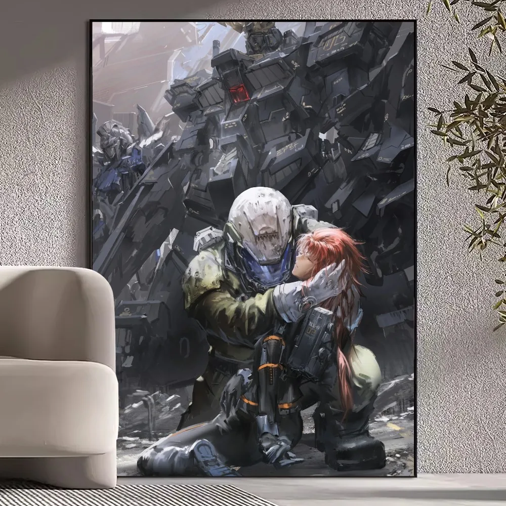 BiliBili Anime Gundam Poster Prints Wall Pictures Living Room Home Decoration