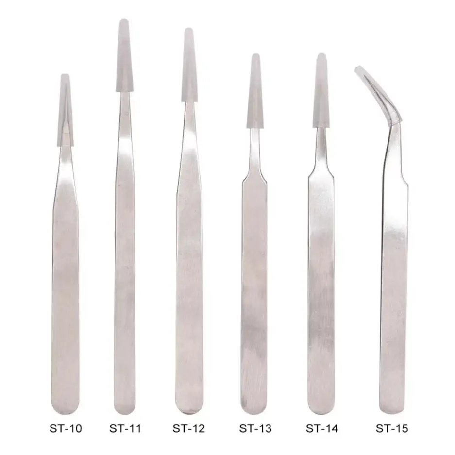 

ST - 10 11 12 13 14 15 Silver Nipper 1.5mm 201 Stainless Steel ST Tweezers Repair Tools Wholesale Accpet OEM Order 1200pcs/lot