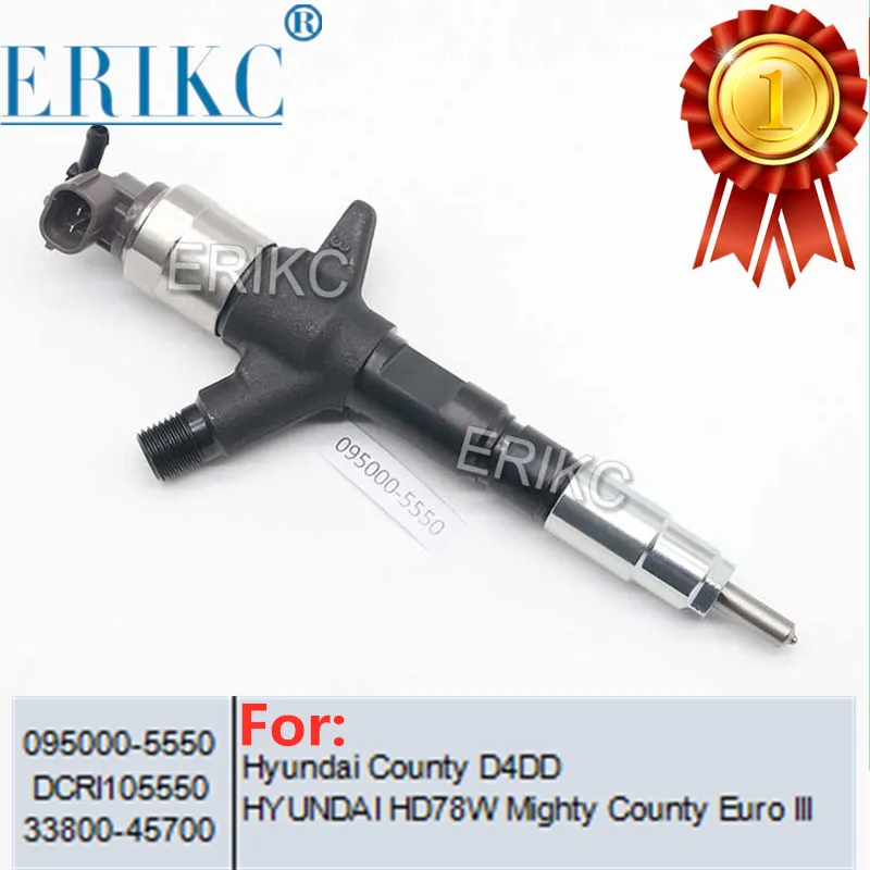 

ERIKC Auto Fuel Injector 095000-555# Diesel Injector 095000-5550 DCRI105550 Cr Injection Pump Parts For Denso Diesel injectors