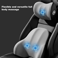 Car Massage Neck Pillow Lumbar Support Cushion Pillow Car Vibrating Massage Seat Neck Head Waist Back Cushion For Car And Office