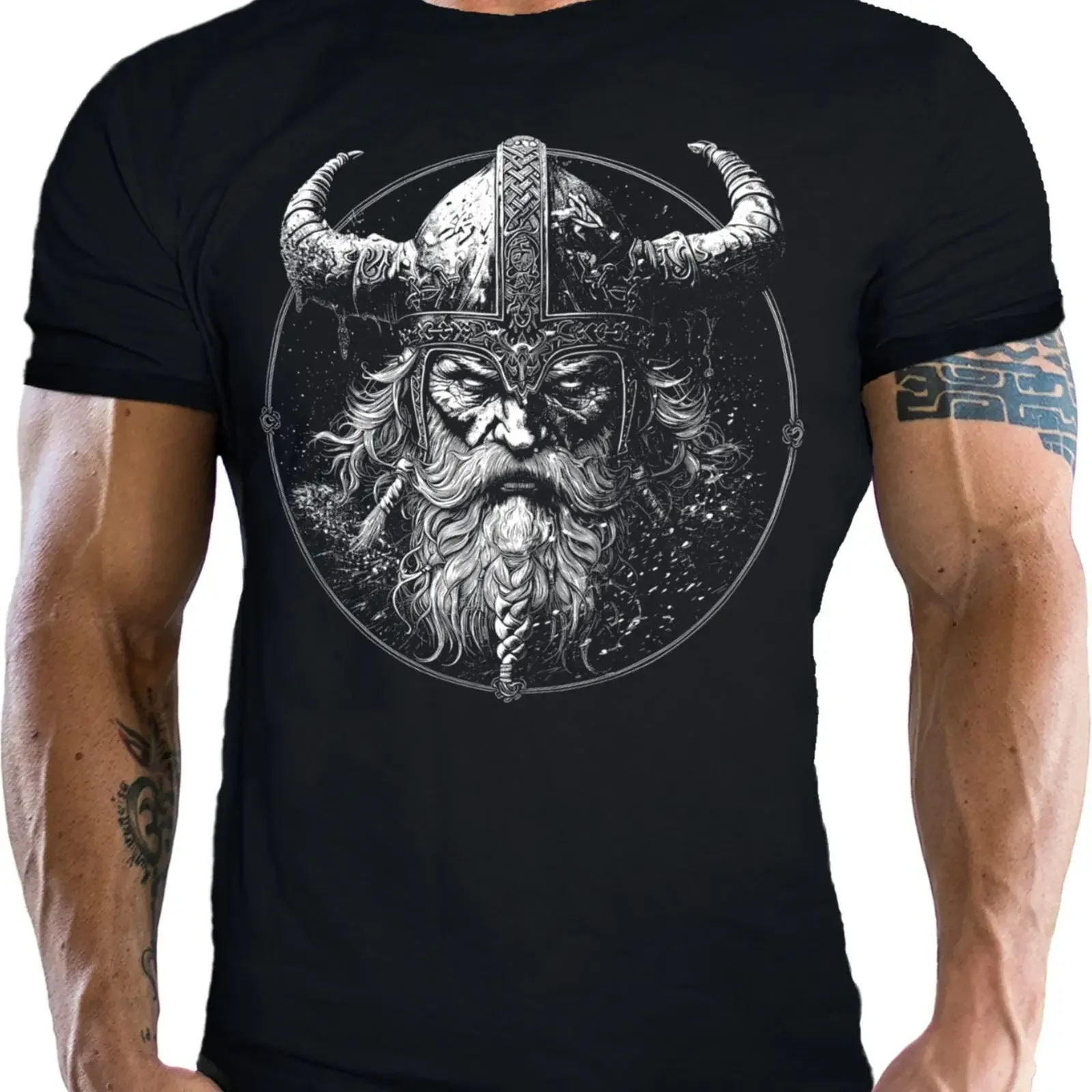 Lobo Negro T Shirt Valhalla Wikinger Krieger 1 S M L XL XXL XXXL XXXXL vintage Washed Soft Breathable Stylish graphic