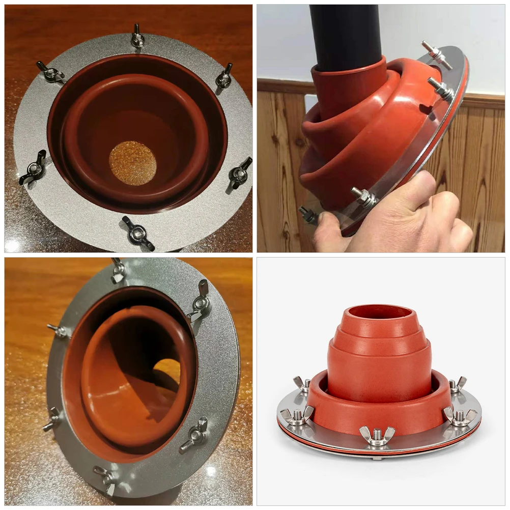 

Chimney Anti-scalding Device Protection Ring for Stove Protective Oven Tent Stainless Steel Plate Jack