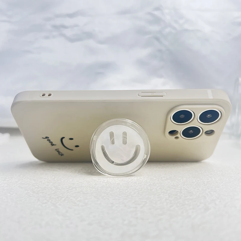 Phone Holder Socket Grip Double Acrylic Three-Dimensional for Magsafe IPhone Mac Samsung Safe Ring Finger Expanding Stand