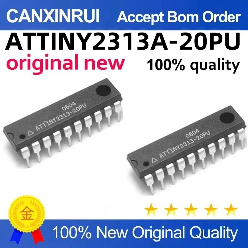 

ATTINY2313A-20PU ATTINY2313-20PU ATTINY2313A-PU DIP20 is new