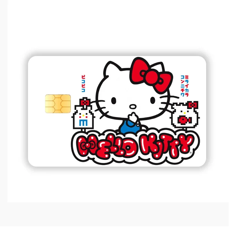 MINISO Sanrio Credit Card Chip Bus Card Chip Bank Card Chip Buckle Card Sticker Waterproof Birthday Gift