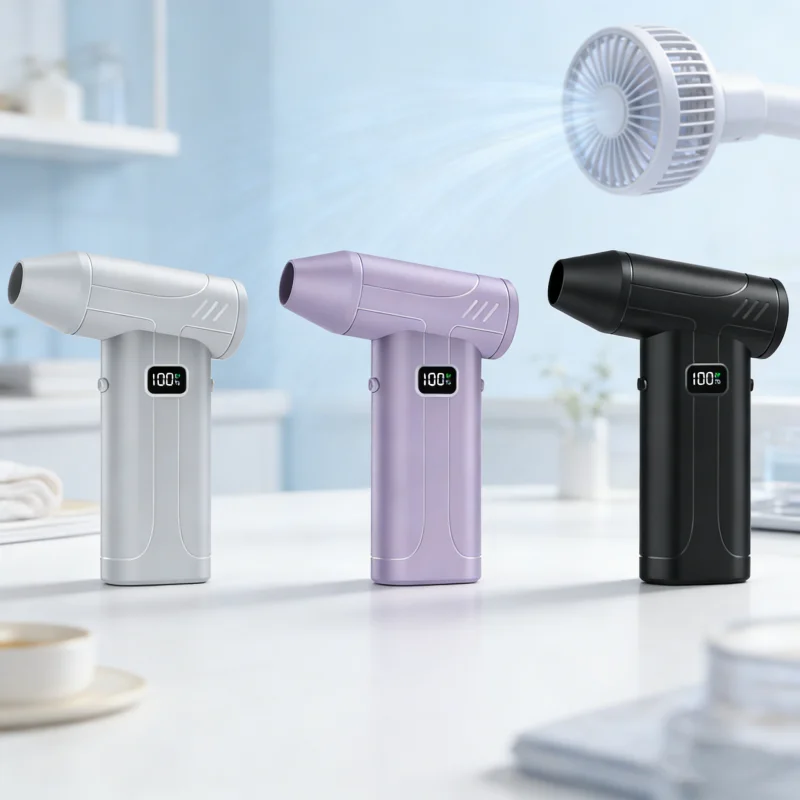 

Мощный вентилятор-пылесос Violent Fan 160000 об/мин, зарядка Type-C, сильный поток воздуха 52 м/с, бесщеточный турбовентилятор