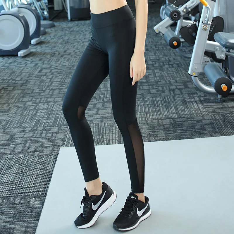 Fat Ladies Plus Size Tight Sports Fitness Yoga Outer Wear Women's Pants Running Quick-drying High Waist Hip Lift Trousers