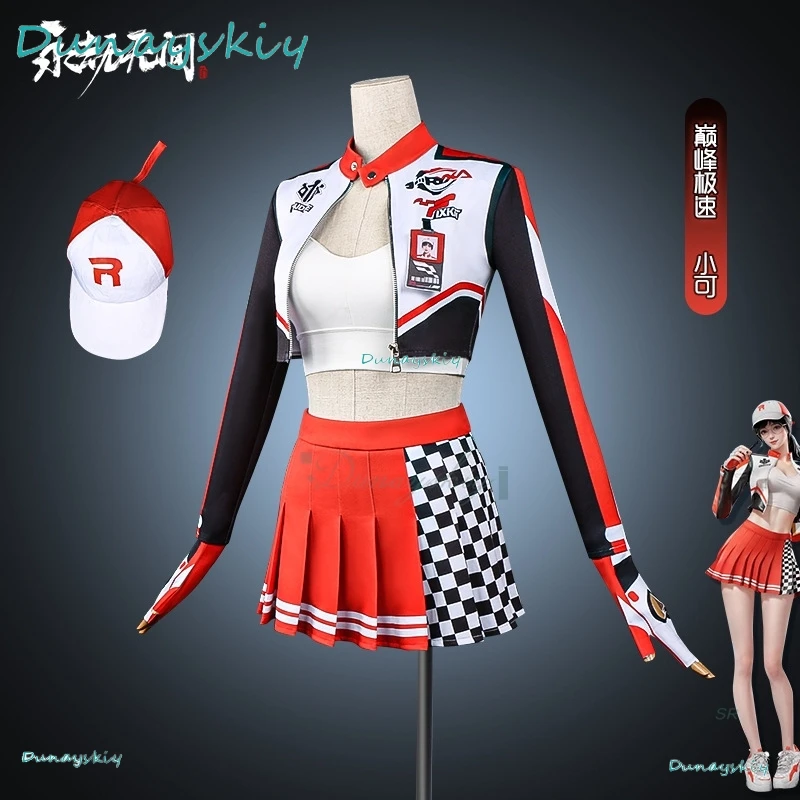 Bankai/Naraka: Bladepoint Kurimi Cosplay Costume Biker Jacket Hat Gloves Christmas Halloween Role Play Sexy Uniform Women Carniv