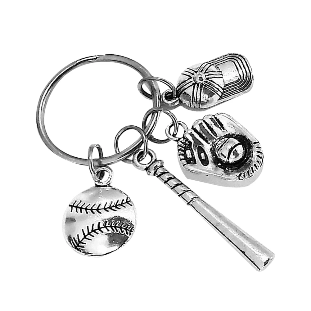 

Basketball Baseball Keychain Enamel Sports Charms Pendant Backpack Zinc Alloy for