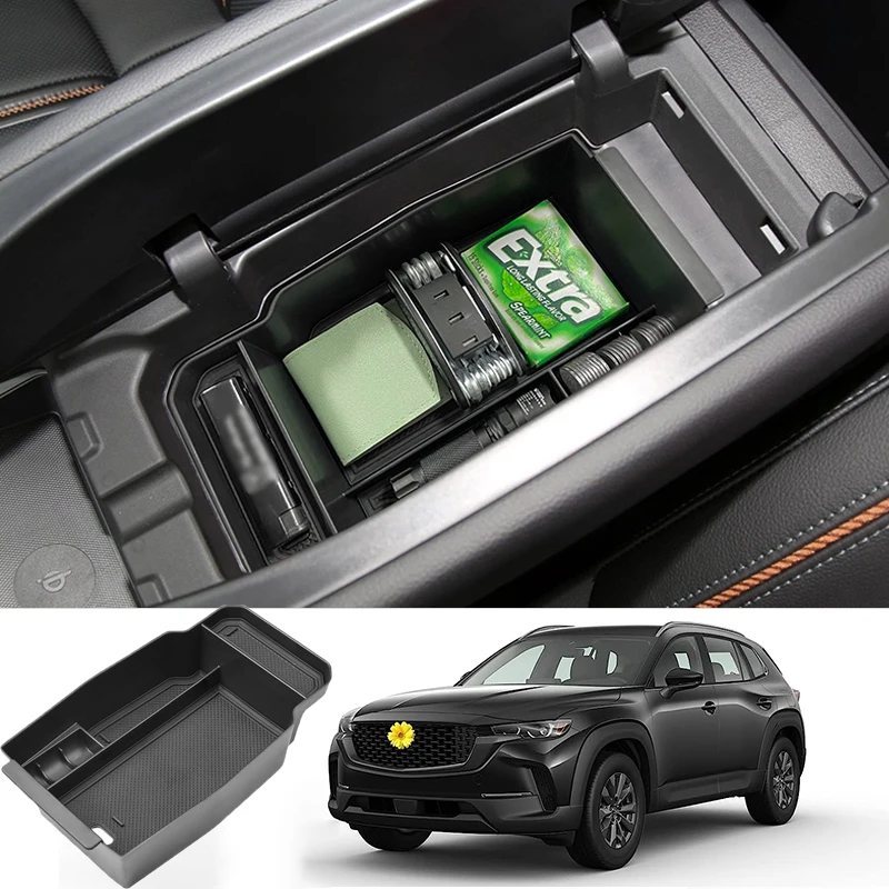 

Center Console Organizer For 2023 Mazda CX-50 ArmrestTray Storage Box Secondary Insert Tray Coin Container 2023 CX50 Accessories