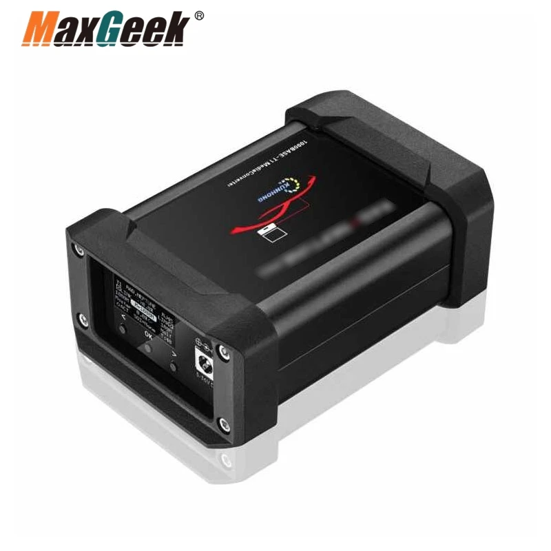 Maxgeek RAD.NEPTUNE-24 MAX Full-featured 100/1000M Base-T1 Media Converter + Connector for TE MATENET