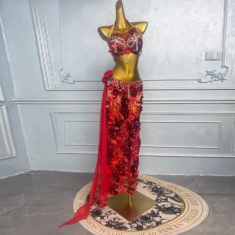robe-de-spectacle-de-danse-du-ventre-personnalisee-pour-femmes-adultes-costume-de-danse-orientale-ensemble-de-robe-d'entrainement-soutien-gorge-de-danse-du-ventre-jupe-longue