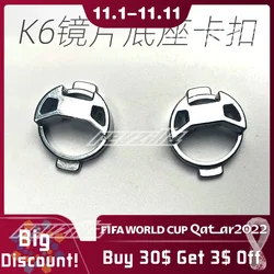 Motorcycle Helmet Accessories A Pair of Pivot Kit Base Plate with Four Screws Case for K6 Helmet Accessories
