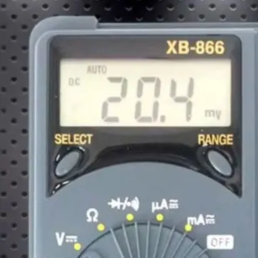 XB866 Digital Multimeter Auto Ranging LCD Voltmeter Ammeter Ohmmeter Diode Tester Portable Electrical Measurement Tool For Home