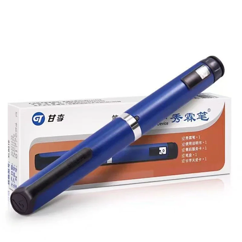Image of Ganli Xiulin Insulin-Injektionspen, die neueste tragbare Spritze für den Heimgebrauch, nachgefüllt mit Insulin Glargine.