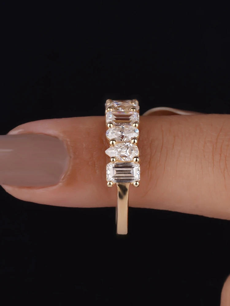 

Свадебные женские кольца из стерлингового серебра 925 пробы с блестящей грушей, круглые прямоугольные циркониевые юбилейные вечеринки, повседневная одежда, роскошные ювелирные изделия