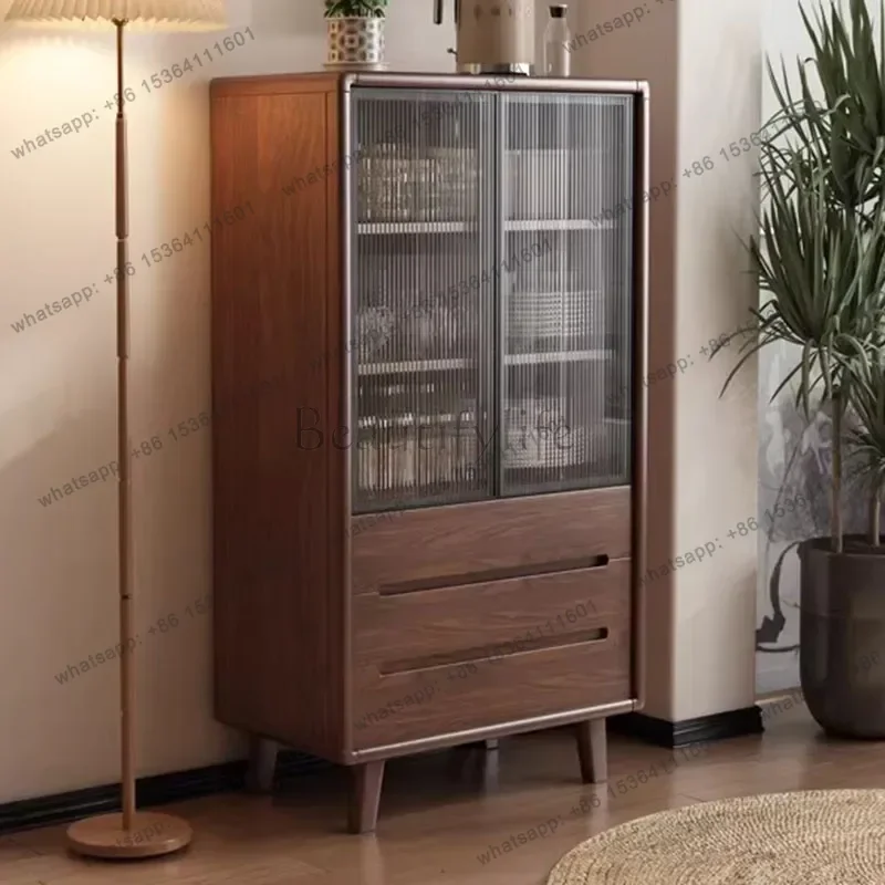 LD Curio Wine Cabinets Librero Mobile Design Luxury Wood Pantry Bookcase Living Room Cabinets Organizer Gabinete