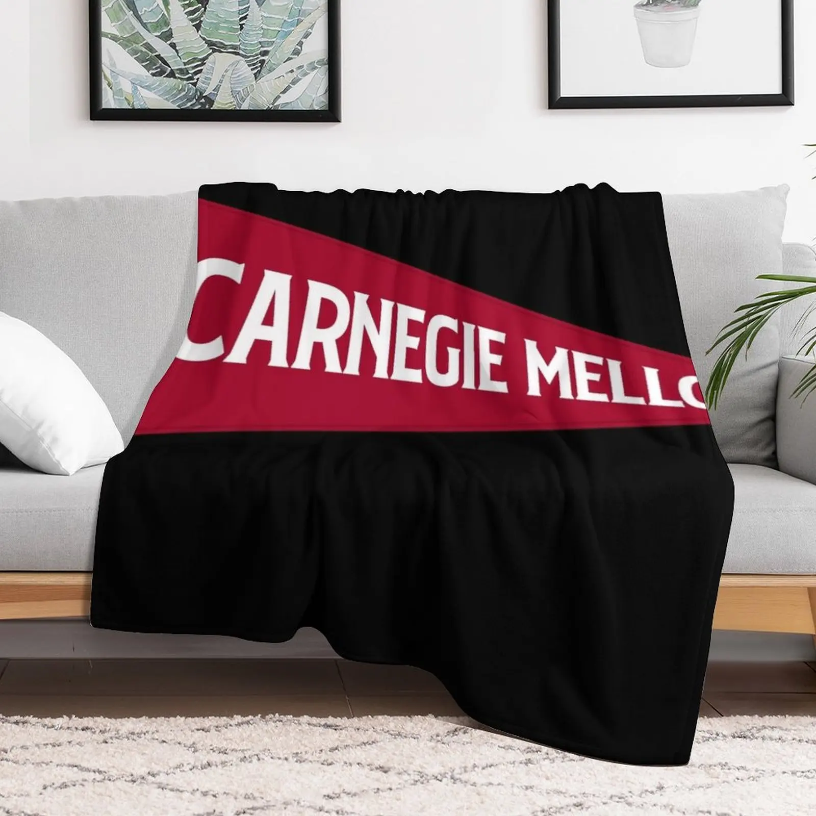 Carnegie Mellon Throw Blanket for winter Decorative Sofas Thins Bed linens Blankets