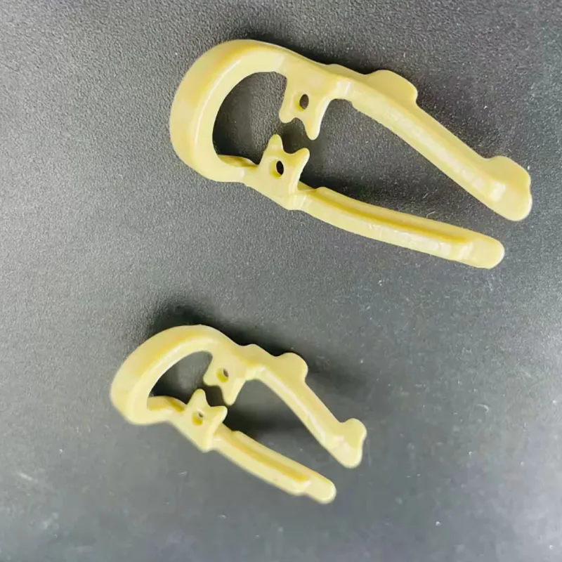 2pcs/1Set Dental Resin Rubber Barrier Clip Dental Distal Extension Premolar Rubber Dental Dam Clamp Dentistry Tools Long/Short