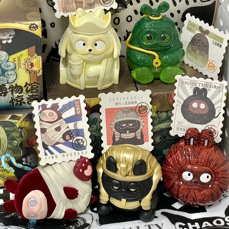 

Новая оригинальная серия Grrr Museum Surprise, слепая коробка, игрушки, каваи, аниме, экшн-фигурка, загадочная коробка, куклы, детский подарок на Хэллоуин