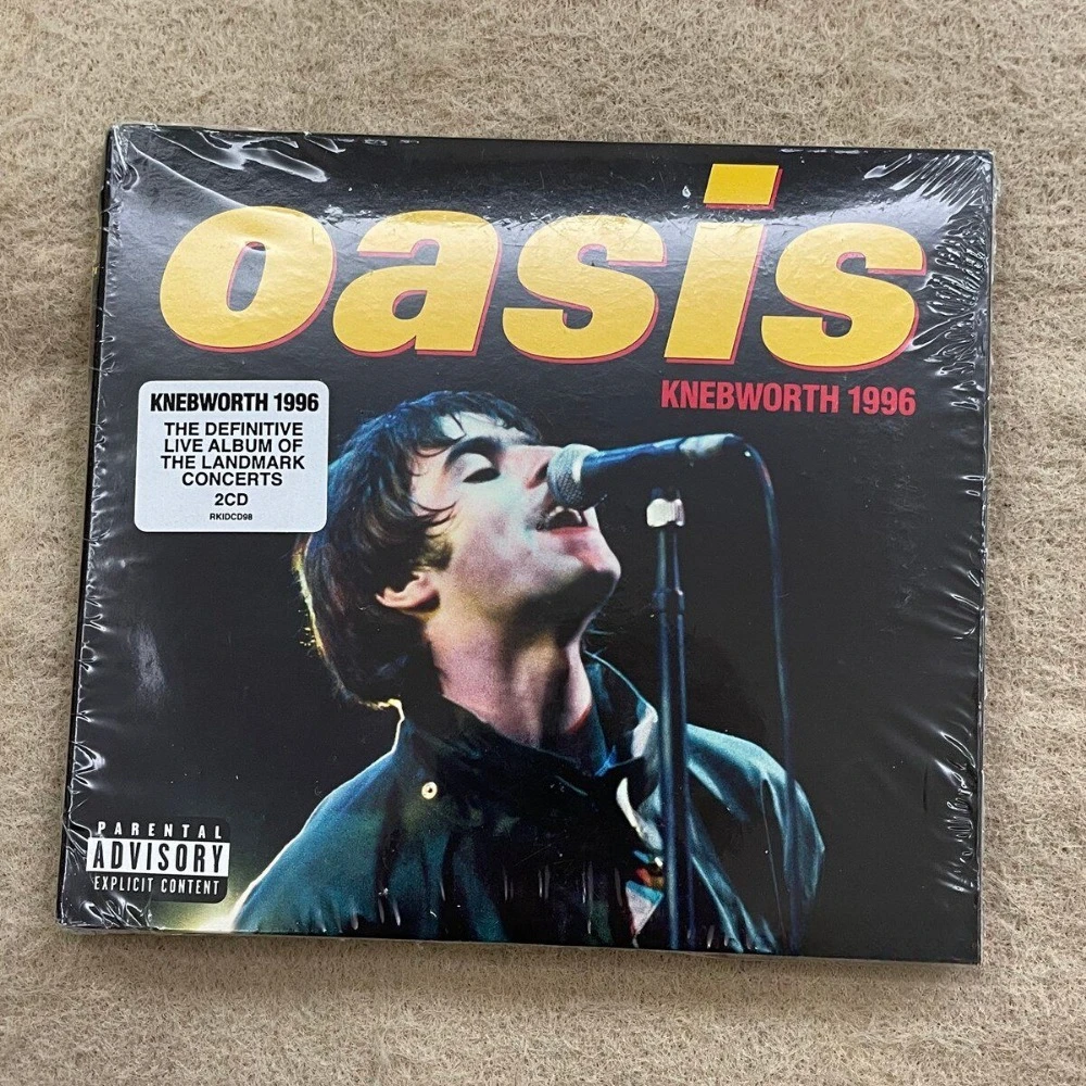 

Oasis Knebworth 1996 2CD 25th Anniversary Deluxe Edition Britpop Classic Live Album Brand New Sealed