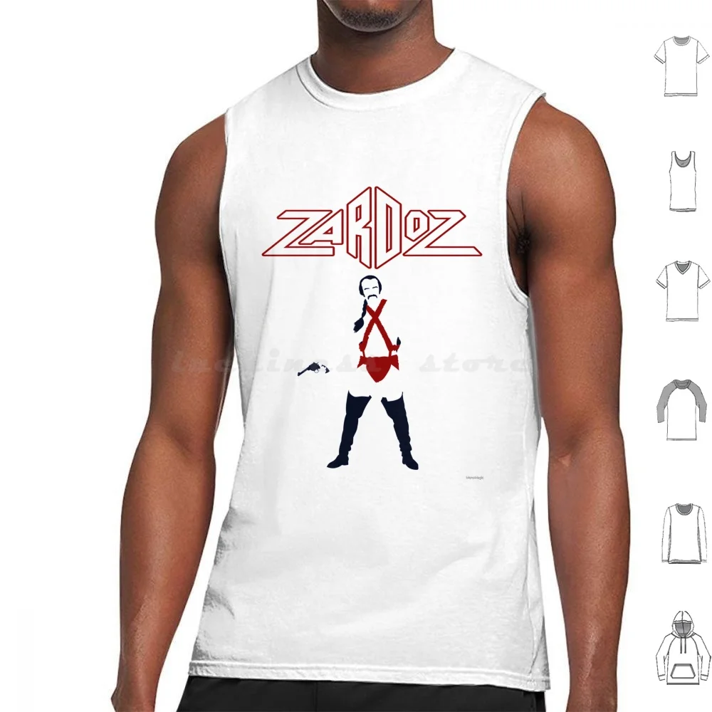 Zardoz ( 1974 ) Tank Tops Print Cotton Zardoz Movie Sci Fi Surreal Connery Camp Kitsch Cult Cinema Alternate Alternative