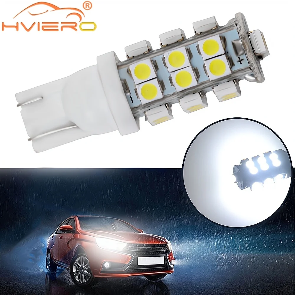 

T10 W5W 25 Led for Car Tail Accessories Interior Lights Turn Signal Brake Lamp Parking Light 12v 3528 Auto Width Lighting Bulbs